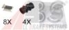 OPEL 16017770 Accessory Kit, disc brake pads